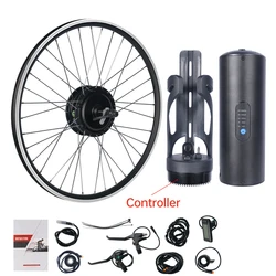 350W Rear Hub Motor Ebike Kit With Controller Lithium Battery 36V 7AH 10.5AH 26