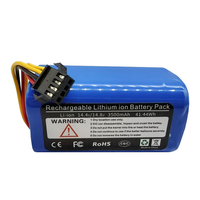 100% Original 14.8V .14.4V 3500mAh Battery for Haier Robot Xshuai HXS-C3 Robot Vacuum Cleaner Sweeper Li-ion 18650 Replacement