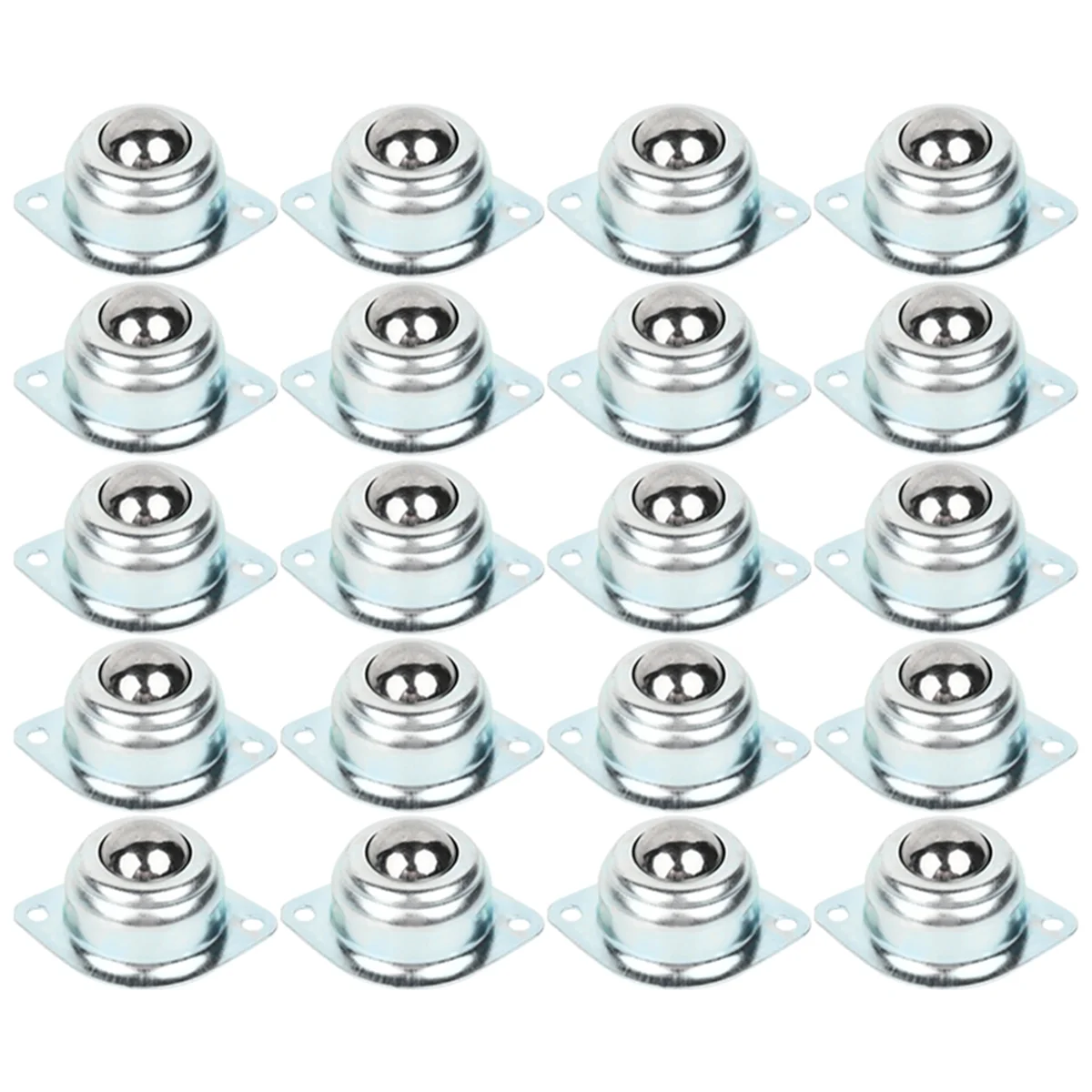 Swivel Ball Caster Car Robot Universal Eye Round Wheel Mechanical Trolley Furniture Hardware,Universal ,20 PCS