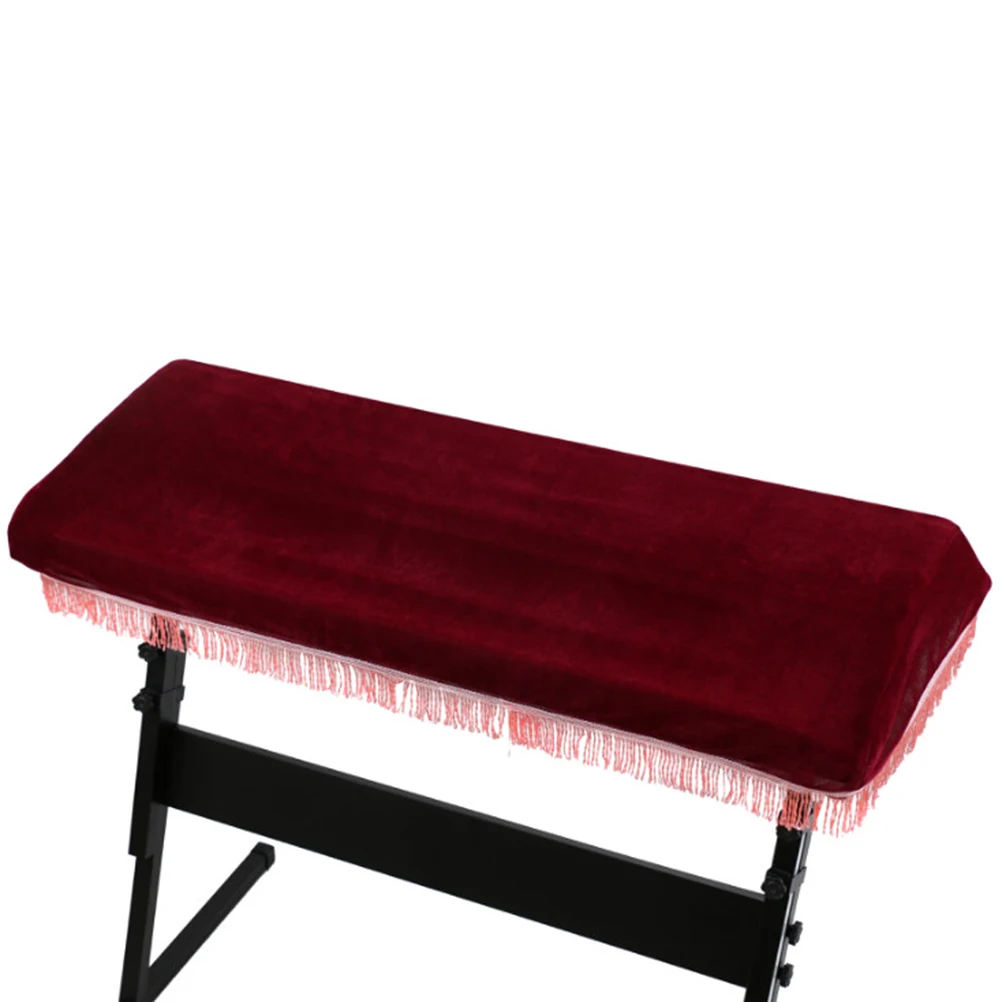 

Piano Keyboard Dust Cover 61 Keys Cloth Adjustable Cord Electronic Organ Case Stand Covers Keyboard Accessories Dust Proof Easy