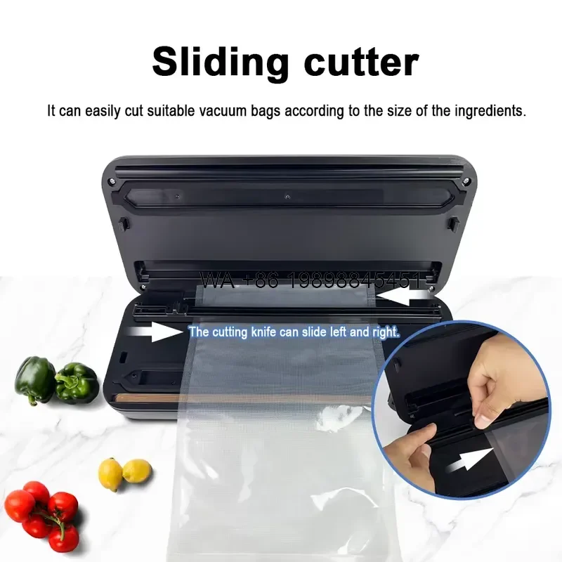 Wmwmnu Automatic Food Vacuum Sealer Air Sealing System for Kitchen Storage Freshness Preservation
