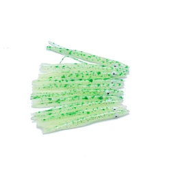 10 luminous squid soft baits, new 8cm squid skirt, strong luminous fake bait, sea fishing accessories, fishing supplies