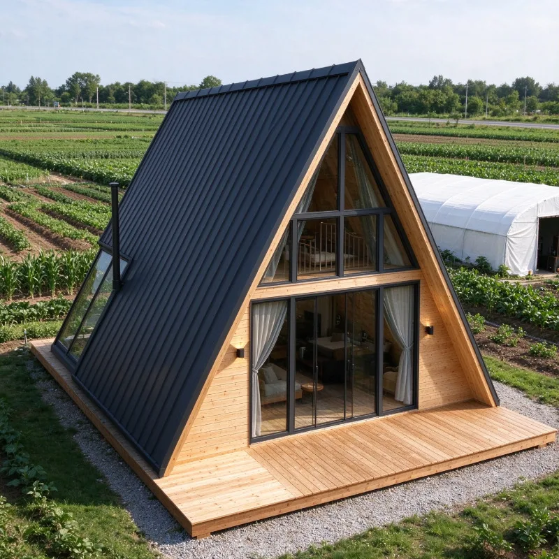 Customized The A-Frame Hideaway: A Charming Triangular Wooden Cabin Nestled Deep in The Quiet Pine Forest