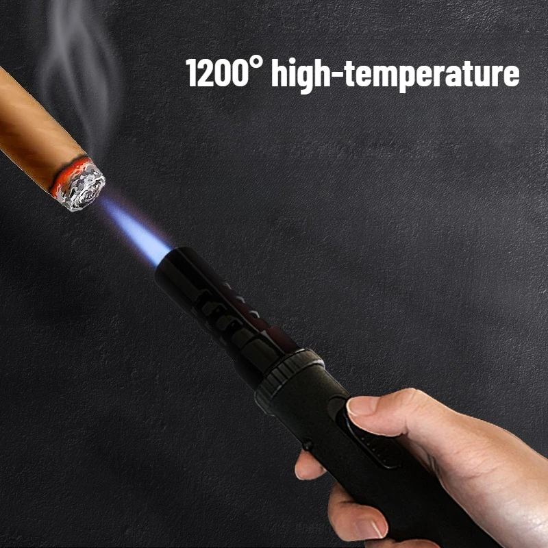 Portable Outdoor Camping Ignition Tool Outdoor 1200°C High‑Temperature Direct‑Jet Torch Cigar Lighter,  smoke accesoires