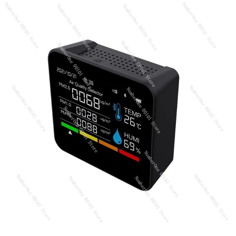 Carbon dioxide detector 2CO PM2.5 PM1.0 formaldehyde TVOC temperature and humidity detection