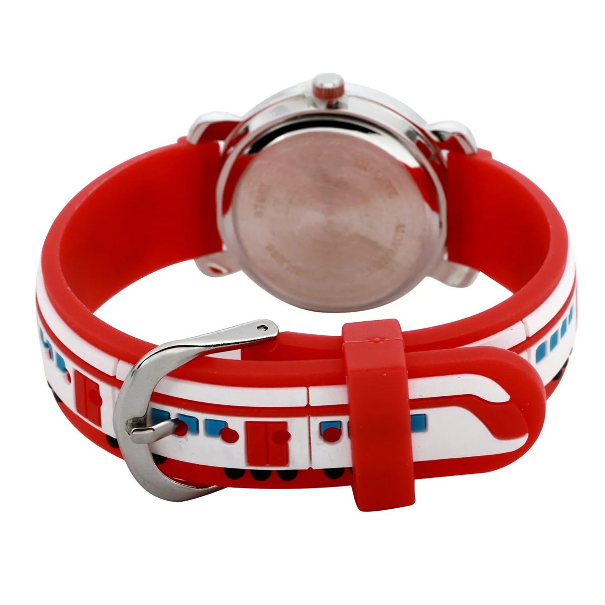 1Pcs Creative Watch 3D Cartoon Wristwatch Waterproof Precise Quartz Movement Comfortable Red