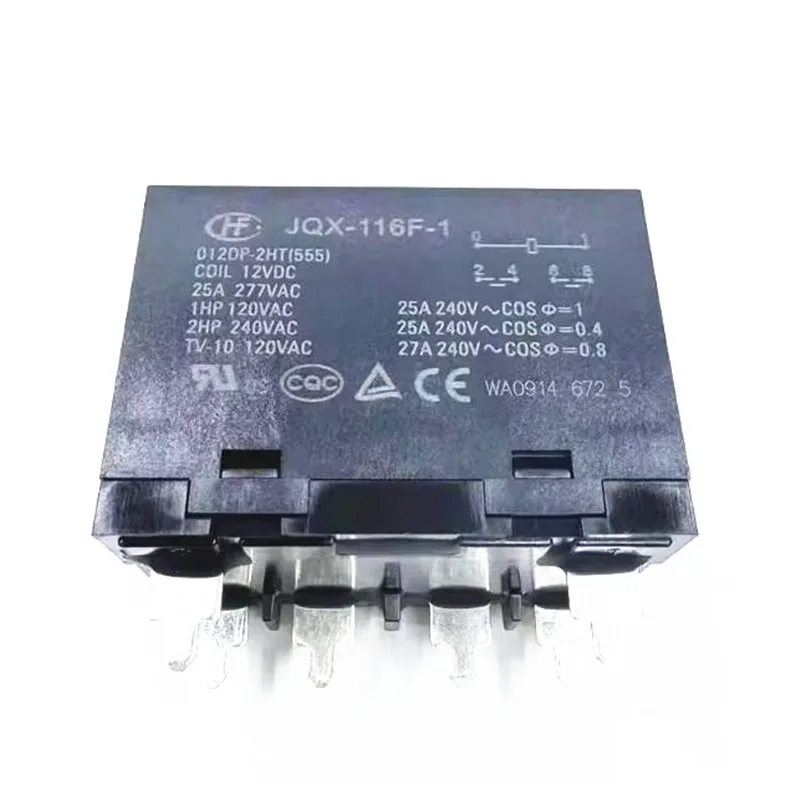 

NEW JQX-116F-1 012DP-2HT JQX116F1 012DP2HT 12V DCV12 12DCV 25A 6PIN relay