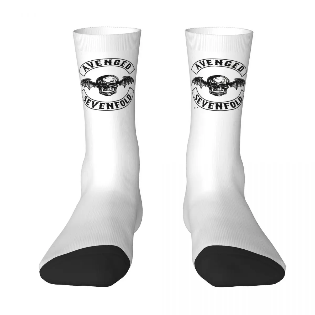 American Avenged Sevenfold Socks Winter Heavy Metal Band Stockings Retro Men Warm Soft Socks Graphic Outdoor Anti Skid Socks