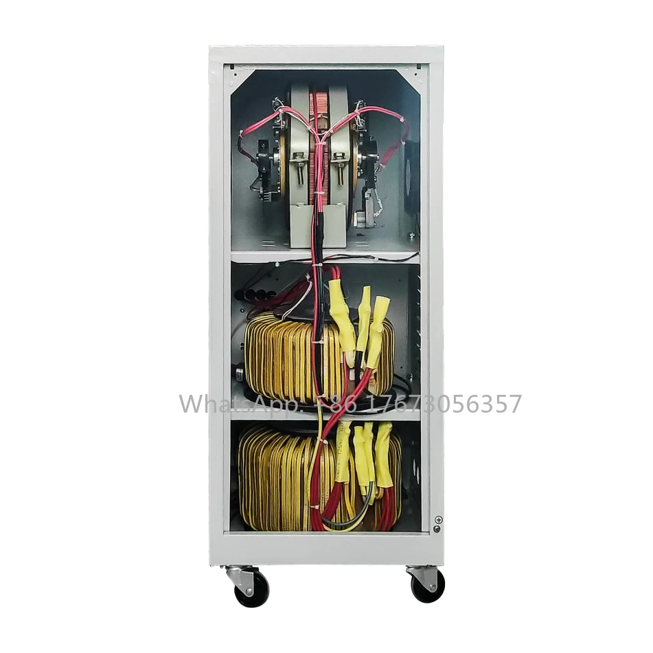 Vertical Voltage Stabilizer SVC SMN 15KVA 220V Servo Motor Type AVR Digital LCD Display With Protections