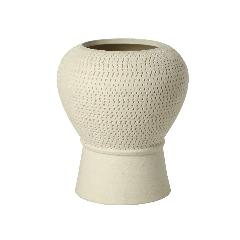 

i abstract engraving ceramic dried vase sales office villa entrance decoration cabinet creative soft decoration crafts