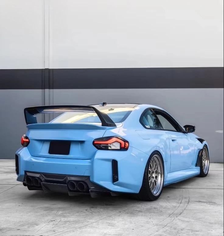 

A-N Style Dry Carbon Fiber Rear Trunk Wing for M2 G87 Tail Wing Rear Spoiler Lip Wings