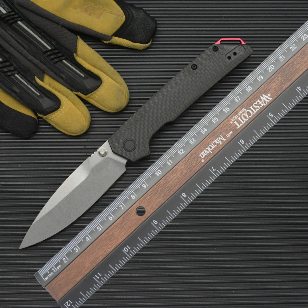 

KS2038 m390 steel Carbon fiber outdoor camping Hunting survival tactical Gear EDC Defense utility pocket knife
