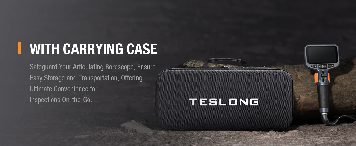TESLONG TD450S 8,5MM Doppellinsen-Endoskop mit Gelenkarm 1080P 4,5 Zoll IPS Zwei-Wege 360° ° Lenkbares Endoskop mit Kamera und 1,55 m Schlangenkabel – Detail 8