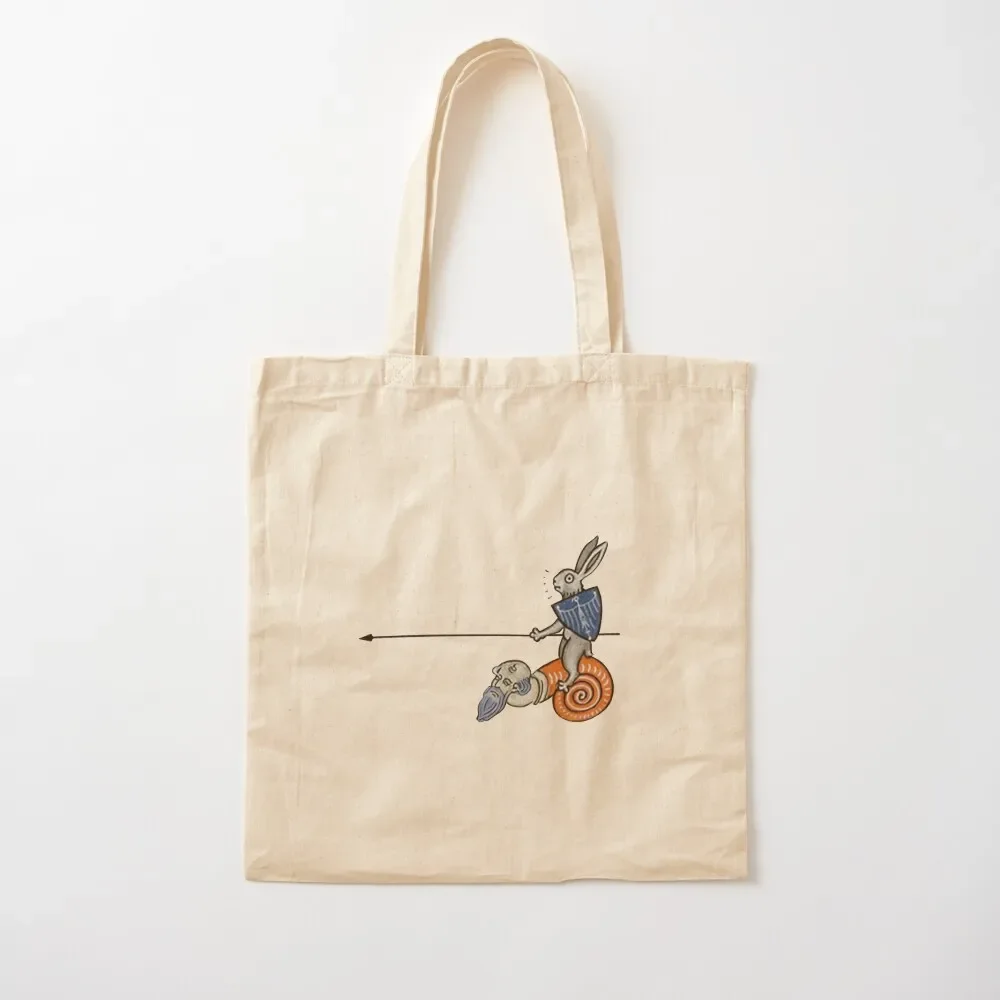 

A brave knight and his noble steed Tote Bag canvas bags large tote bag Bag