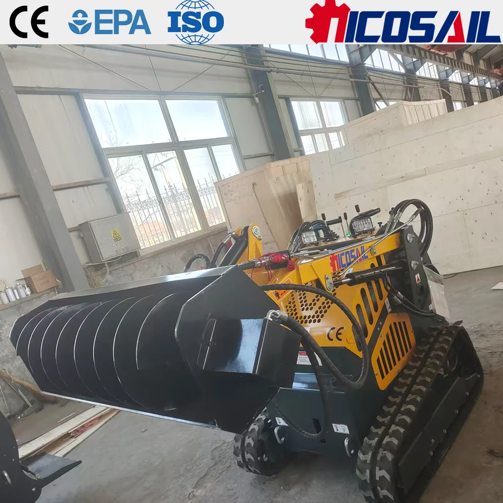 

Nicosail Skid Steer Loader CE Certified Easy Maneuverability for Narrow Space Working