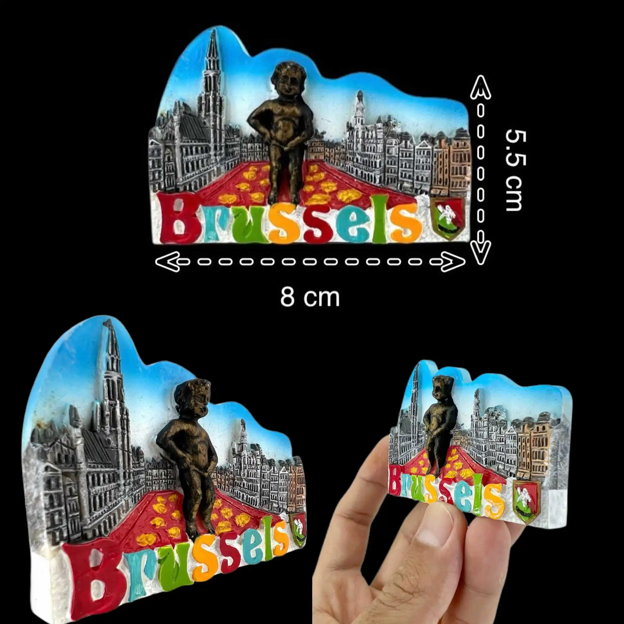 Belgium Fridge Magnets Brussels Manneken Pis Travel Memorial Magnetic Refrigerator Stickers Gift Room Decoration Collectio