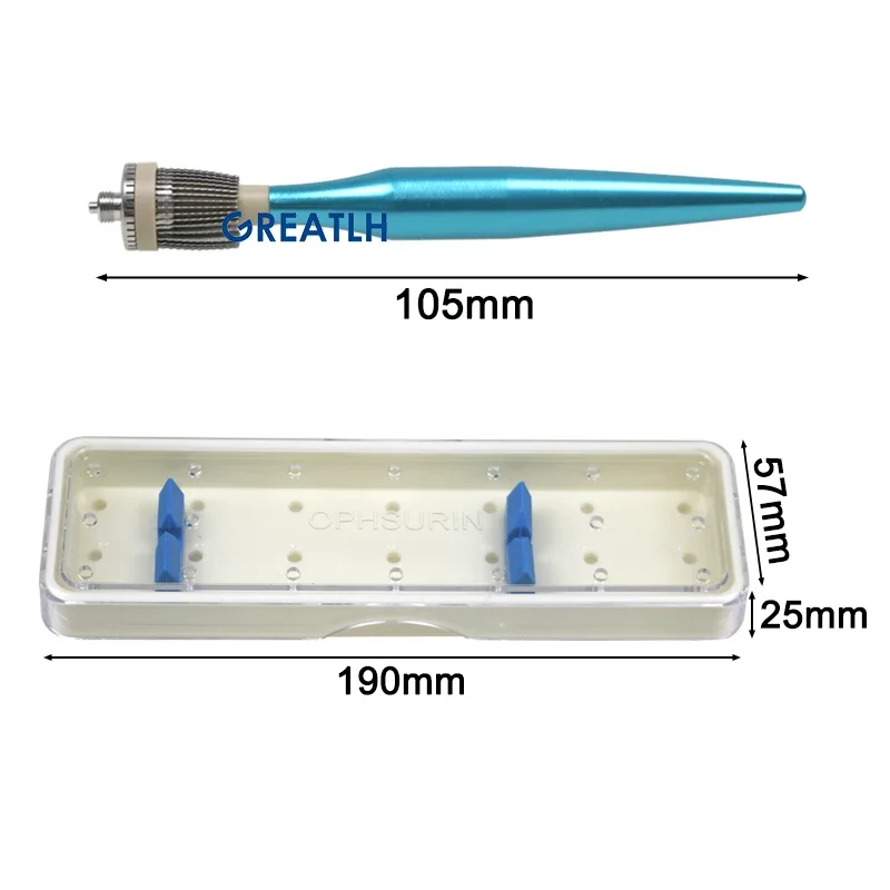 eye surgery instruments with sterilization box Ophthalmic Retinal Vitreoretinal Forceps Capsulorhexis Forceps