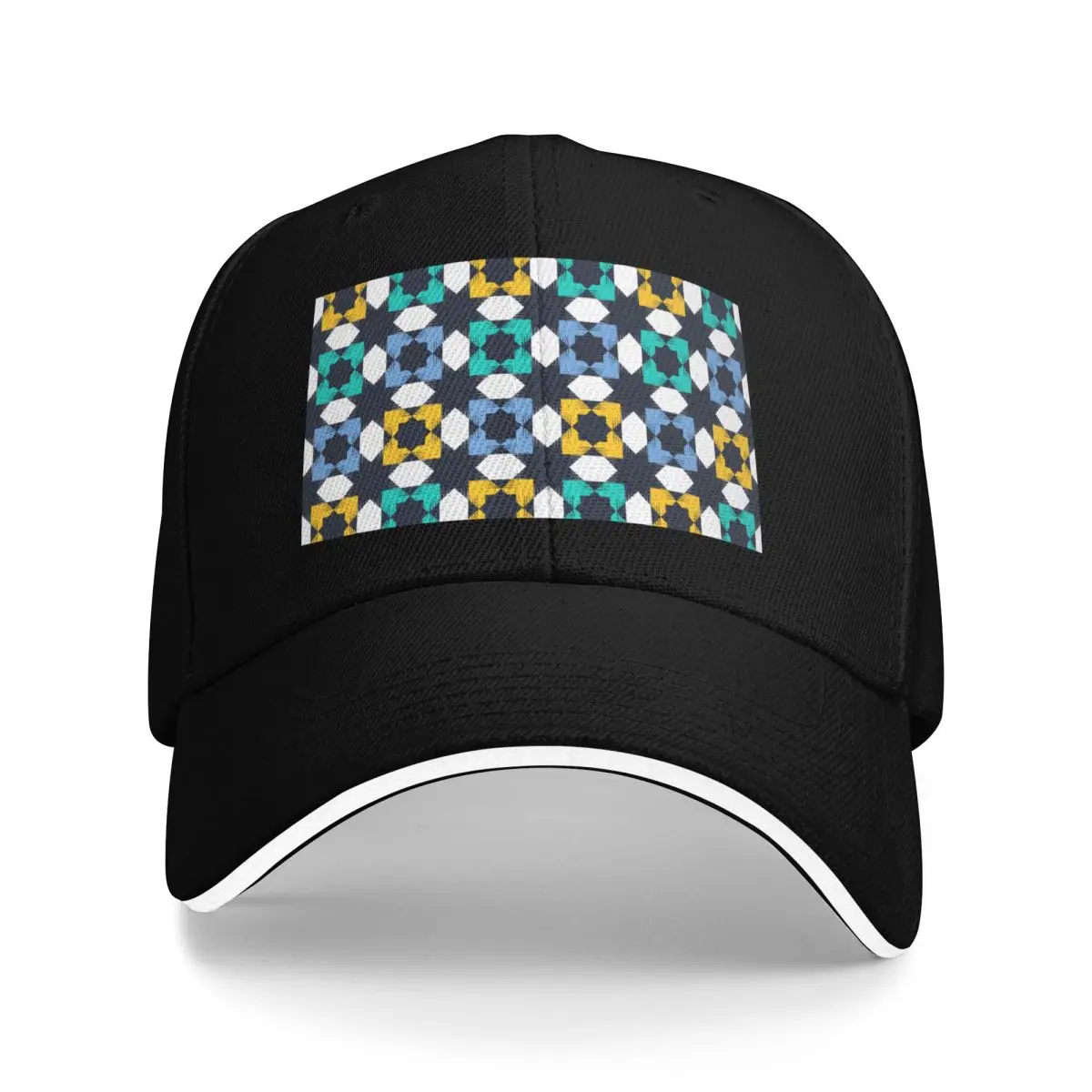 

Algeria Football Jersey 2022 Algerian Soccer Jersey Art Traditional zellij architecture Baseball Cap