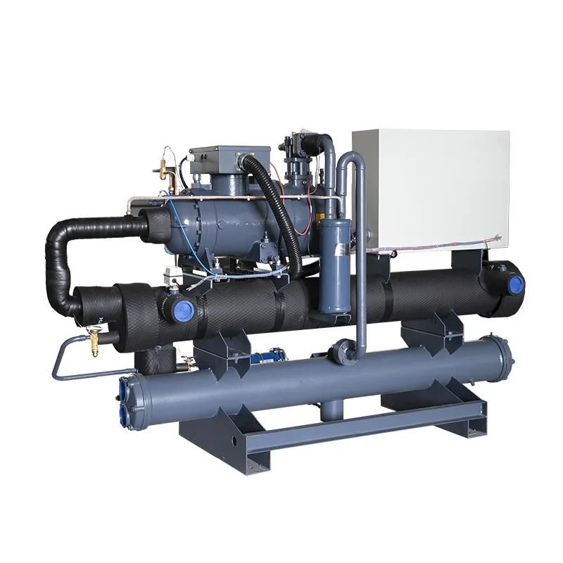 Manufacturer Custom Water-cooled Screw Chiller High Low Temperature Condensing Unit Circulating Water Refrigeration Equipment