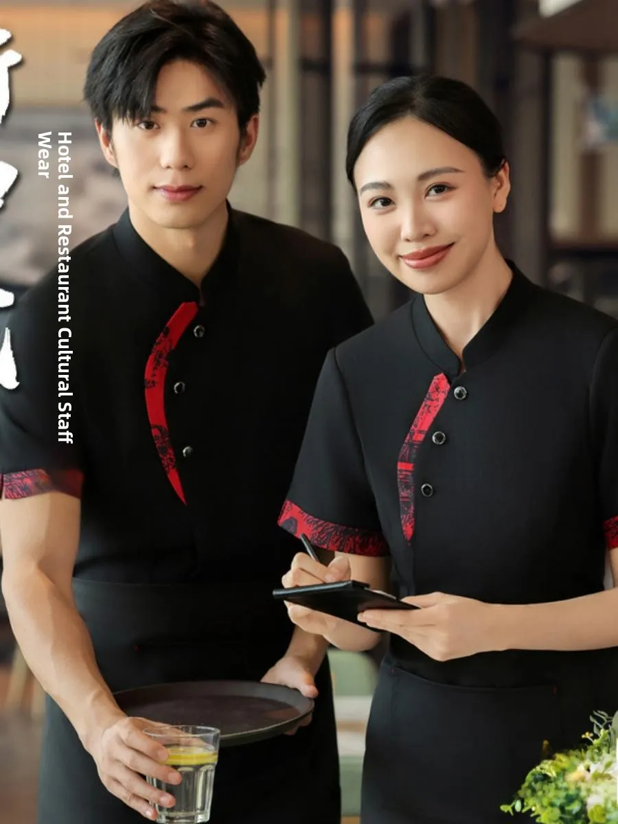 

Hotel Service orm ort Sve Summer Women's Front Desk Caier orm Set Moisture ng Sweat Absorbent Workwear