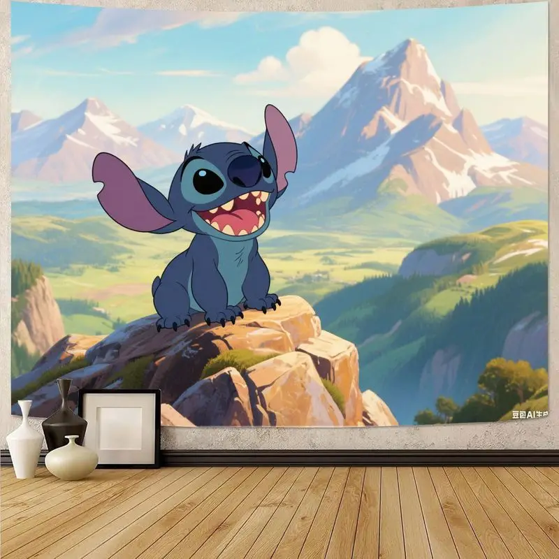 

1 шт. стежок мультфильм гобелен милый персонаж инопланетянина Настенный декор для гостиной спальни забавный художественный подарок для фанатов Диснея