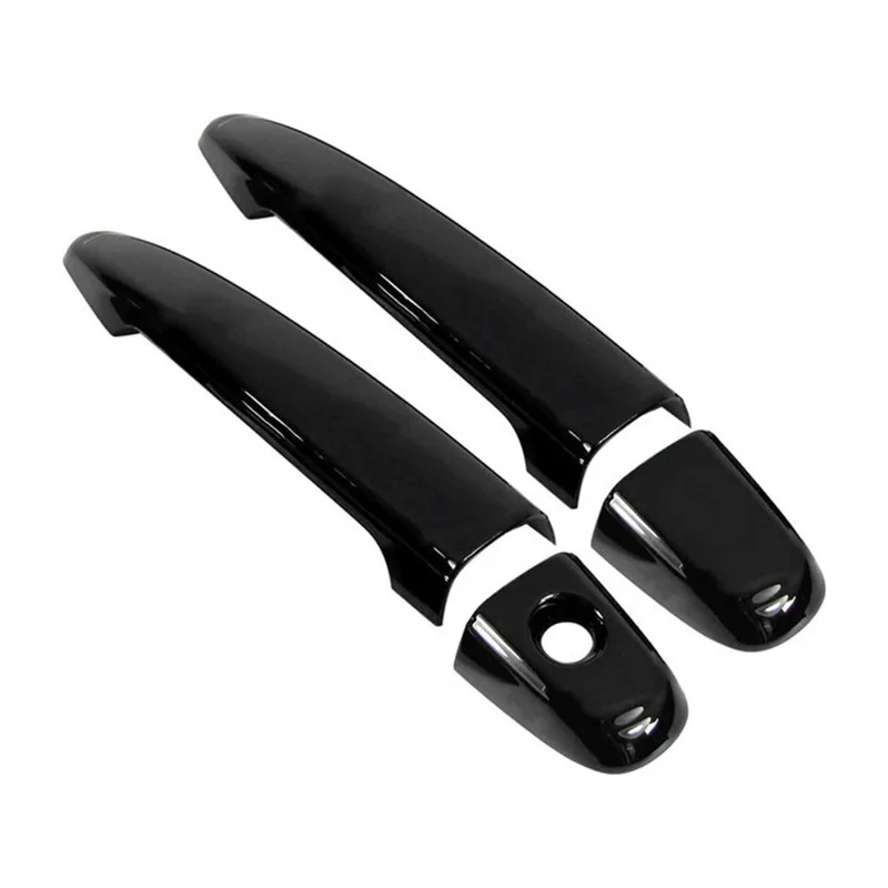 Car Upgrade Carbon Fiber Chrome Silver Door Handle Cover For Lexus SC430 2002 2003 2004 2005 2006 2007 2008 2009 2010 Decoration
