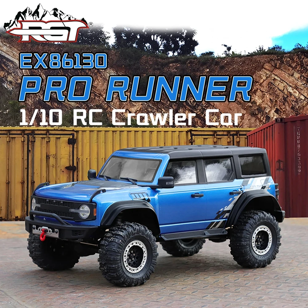 RGT EX86130 PRO RUNNER 4WD RTR 1/10 RC Electric Remote Control Model Car Rock Crawler Adults Children's Toys