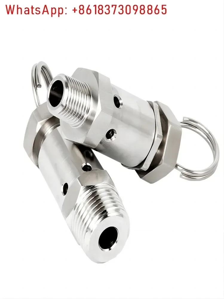 

304 stainless steel safety valve pressure relief valve gas storage tank spring air compressor