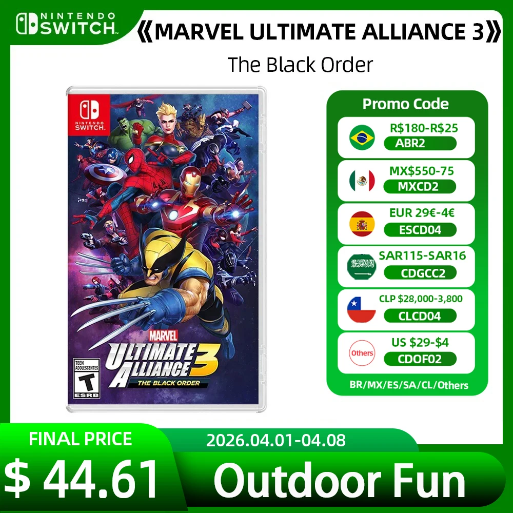 MARVEL ULTIMATE ALLIANCE 3:The Black Order - Nintendo Switch Games