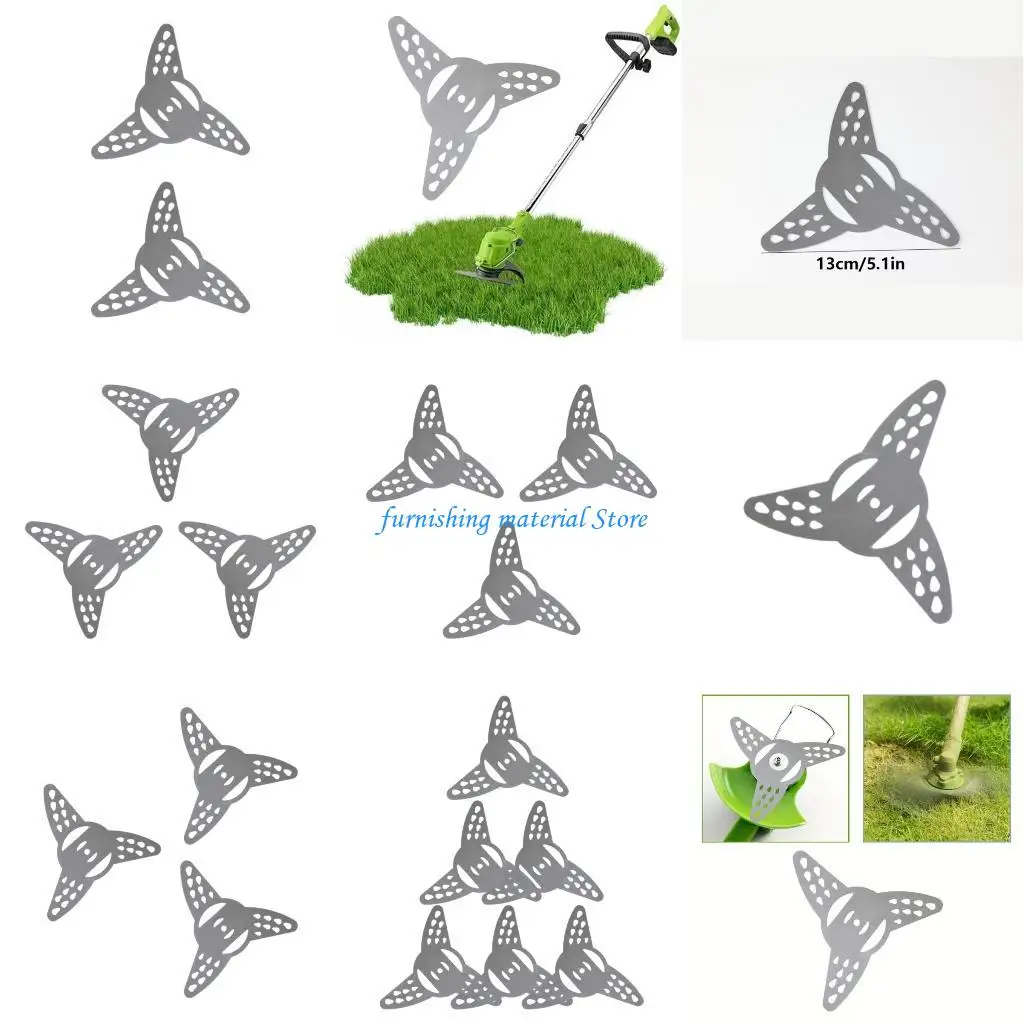 

Y5GD точность изготовленные металлические лезвия газонокосилки сменные лезвия с 3 зубьями для триммера для травы набор для