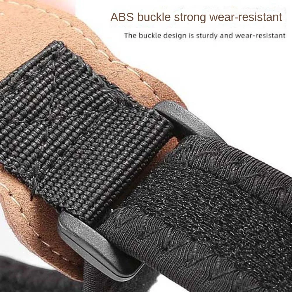 Knee Pad Shock Absorption Patella Knee Belt Knee Joint Rope Ring Pressure Protection Patella Knee Strap Superfiber Leather