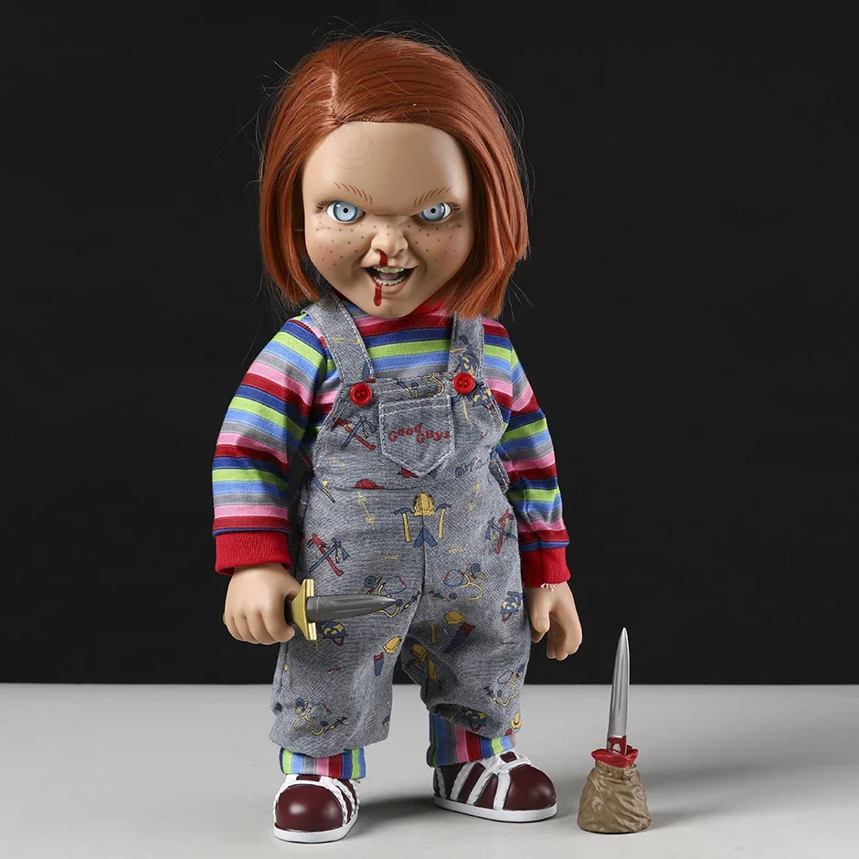 Mezco Childs Play 2 Talking Chucky PVC-actiefiguur Model pop speelgoed verzamelfiguren