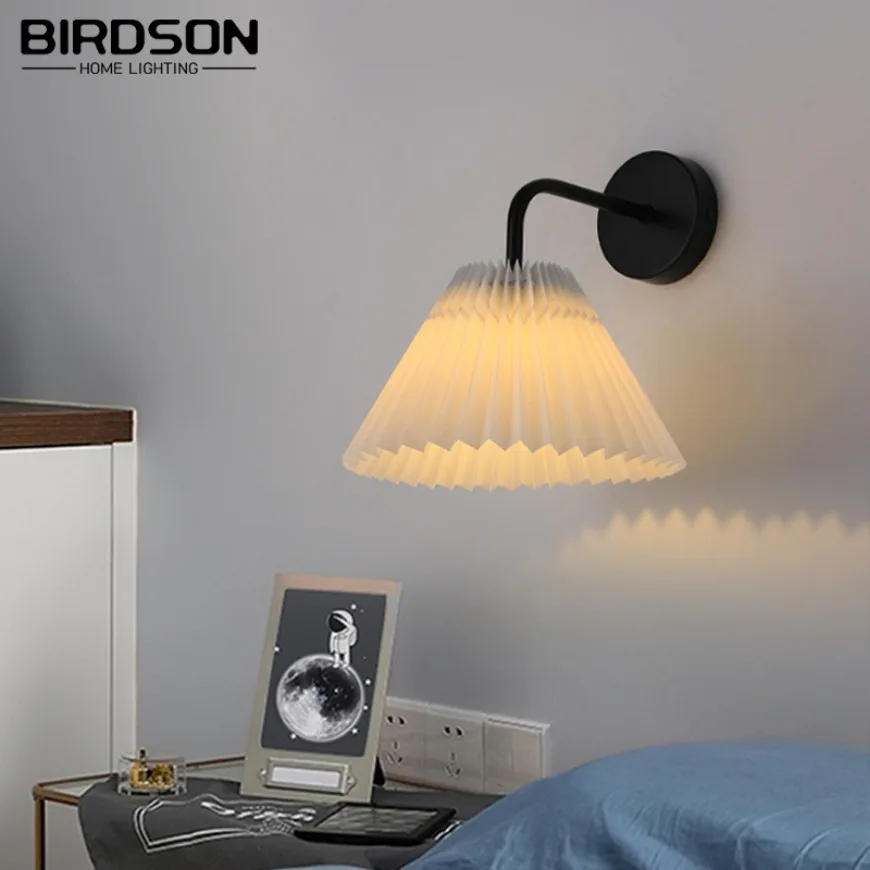 

Modern LED Wall Lamps Fabric Wall Lamps Bedside Wall Lamps Minimalist Creative Lighting Fixtures Living Room Bedroom Lighting