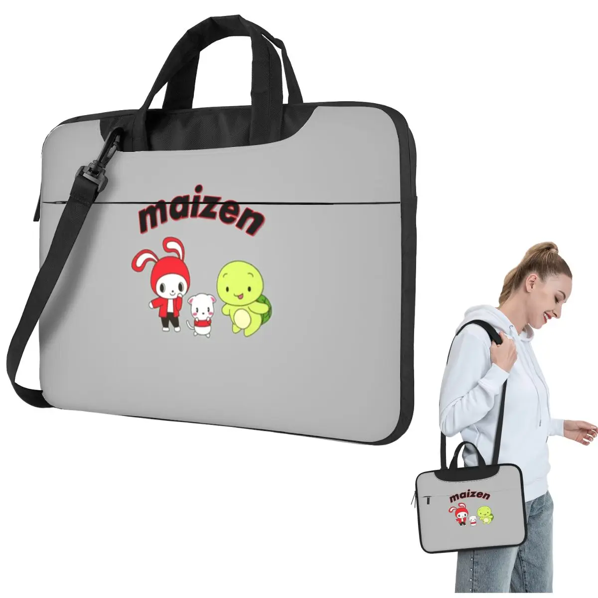 Jj Mikey Maizen Crossbody Laptop Bag Case Computer Bag 13 14 15.6 Inch Notebook Pouch for Lenovo