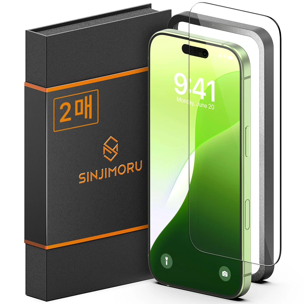[Shinji Mall] واقي شاشة من الزجاج المقوى لهاتف iPhone 17 Pro 17 Air Mini Plus Pro Max iPhone 16 15 14 13 12 XS Se3 8 7