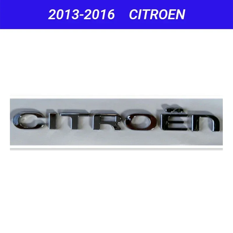 ABS Badge Decal Exterior for Citroen Logo C5 Emblem Car Rear Trunk Sticker Auto Modification Accessories