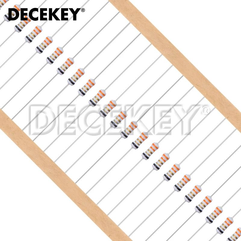 20pcs 1/4W 5% 0.25W Wire Wound Resistor Fuse Winding Resistance 0.5R 10R 0.5 1 2.2 3.3 3.9 4.7 5.1 10 ohm