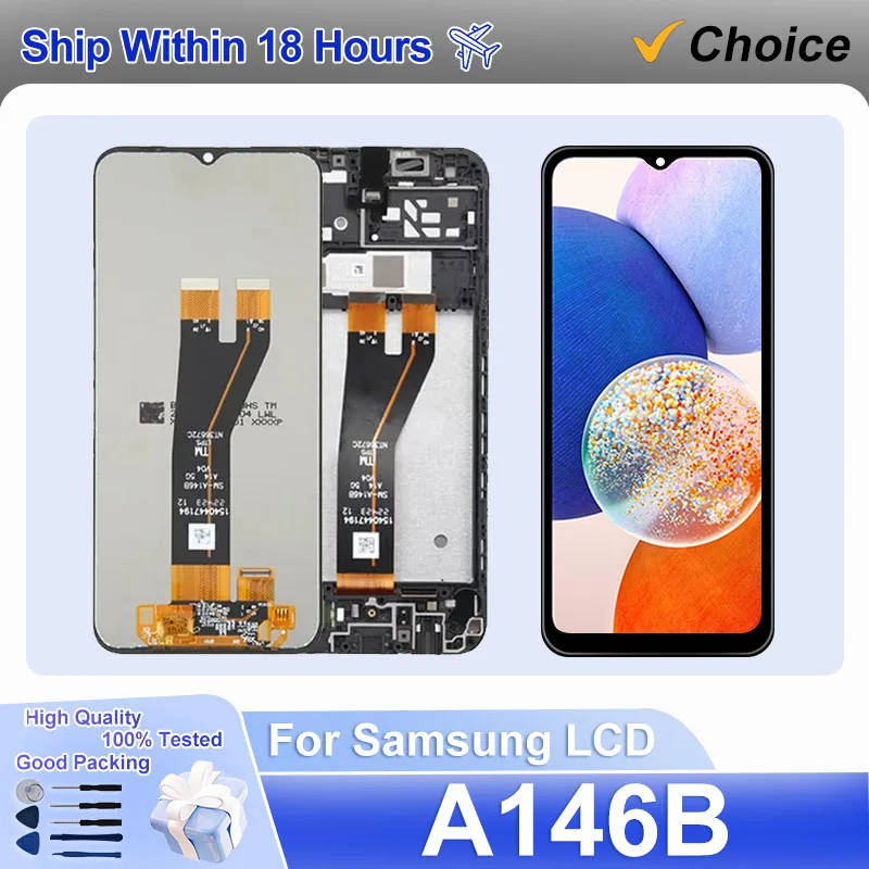 Choice SM-A146B For Samsung Galaxy A146B 5G LCD Display Touch Screen Digitizer Assembly For Galaxy SM-A146B/DS LCD Replace