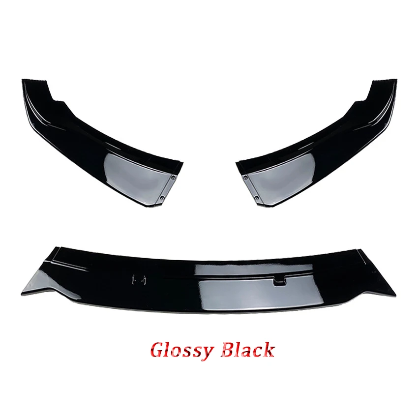 car accsesories For BMW F20 F21 116i 118i 120i Car Front Bumper Lip Body Kit Spoiler  PP Canard Lip Splitter 1 Series 2011-2019