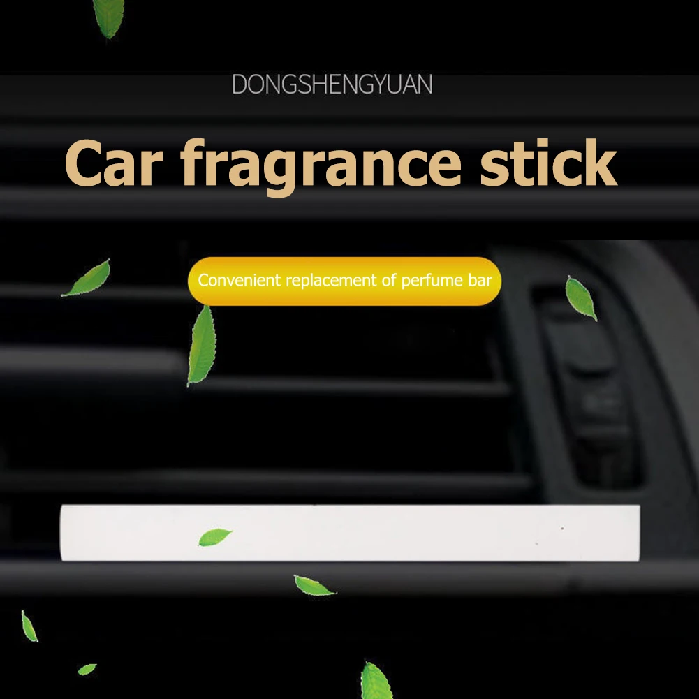 5Pcs Fragrances Refills Romantic Lavender Car Solid Freshener Lemon & Cologne Car Air Fresheners Refills Osmanthus & Fresh Ocean