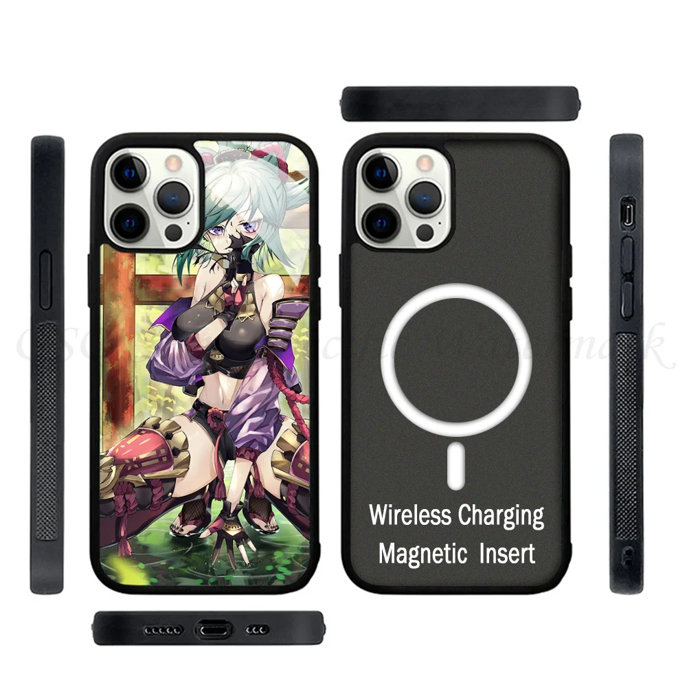 

Чехлы для телефонов Genshin Impact Kuki Shinobu для IPhone 15 14 13 Pro Max 11 12 Mini Alex, зеркальный чехол из ТПУ