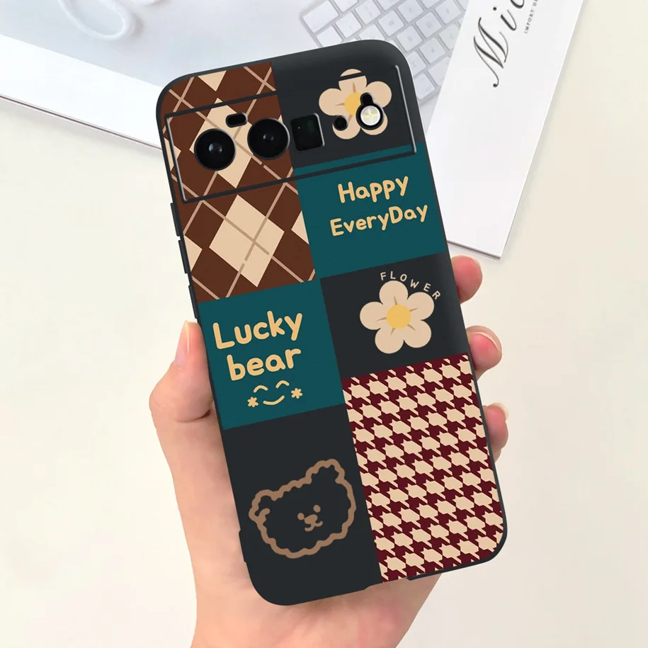 For Google Pixel 6 Case Pixel 6 Pro Cover Cute Love Heart Cow Butterfly Shockproof Bumper For Google Pixel 6A G1AZG GX7AS Fundas