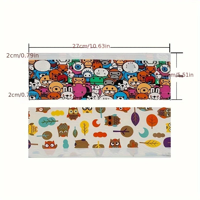 2-Piece Universal Stroller Handle Covers, Cartoon-Print Cotton Armrest Protectors, Baby Stroller Handle Guards, Gift Accessories
