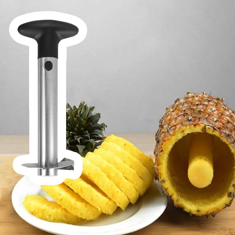 

Pineapple Slicer Peeler Cutter Parer Knife Stainless Steel Pineapple Corer Spiral Cutter Tool Fruit Tools Kitchen Accessories