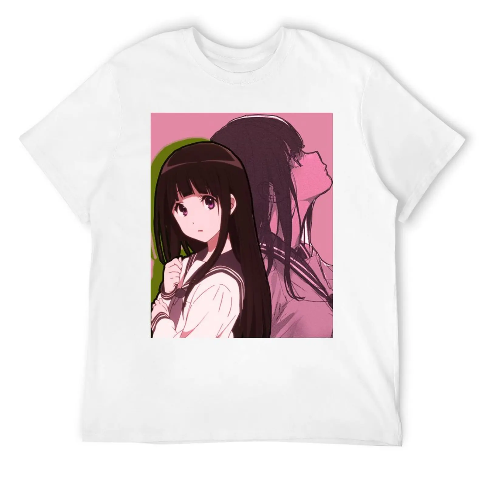 Chitanda Eru (HYOUKA) T-Shirt blue lock graphic t shirts vintage anime shirt cotton t shirt men