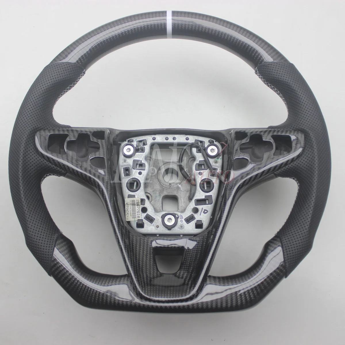

Replacement Real Carbon Fiber Steering Wheel with Leather for Buick Regal 2015-2017
