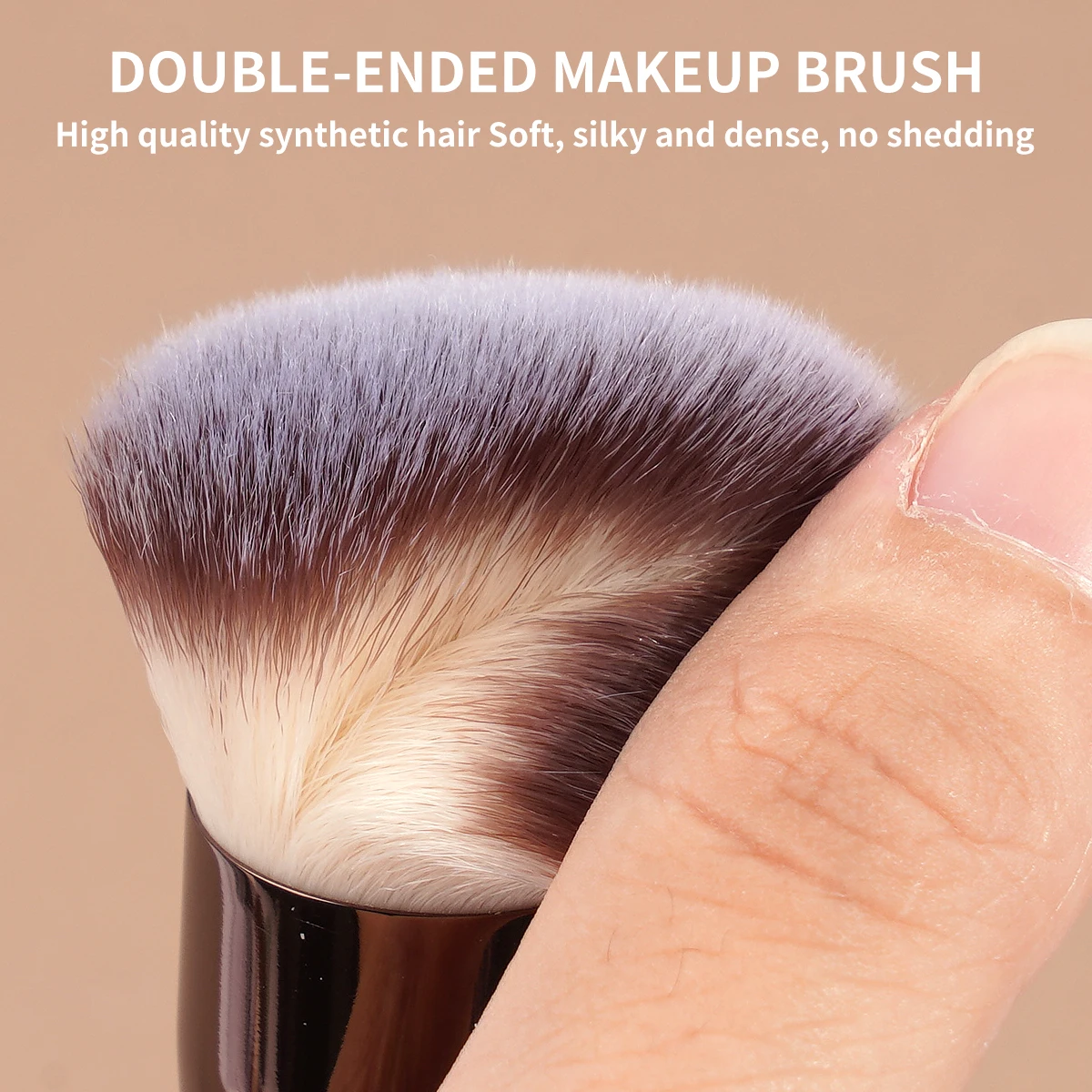 Doppelseitige Foundation Pinsel 1pc Kontur Sculpting Pinsel Pulver Rouge Pinsel Make-Up Pinsel Kosmetische Werkzeuge Gesichts Pinsel Schönheit