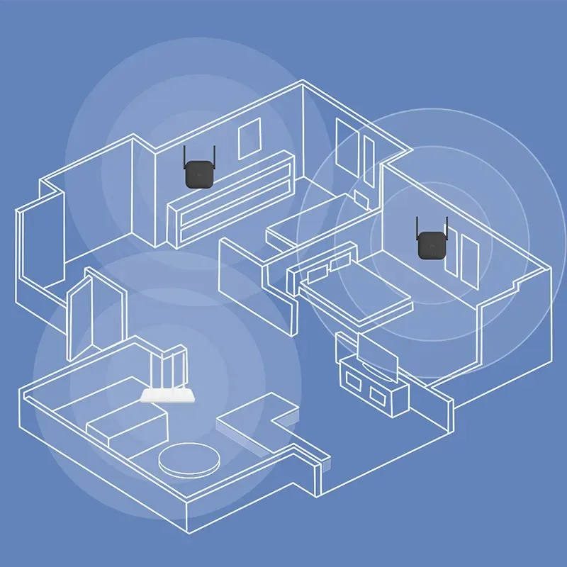 글로벌 버전 Xiao mi WiFi 범위 확장기 AC1200 고속 Wifi 나만의 핫스팟 리피터 네트워크 만들기 Mi Wifi 이더넷 포트