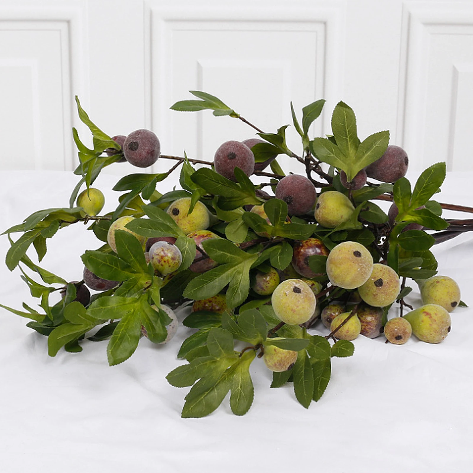 Artificial Berry Fig Branch Fake Plants Fruit Stalks Art Flower Arrangement Ornaments Home Room Party Decoration