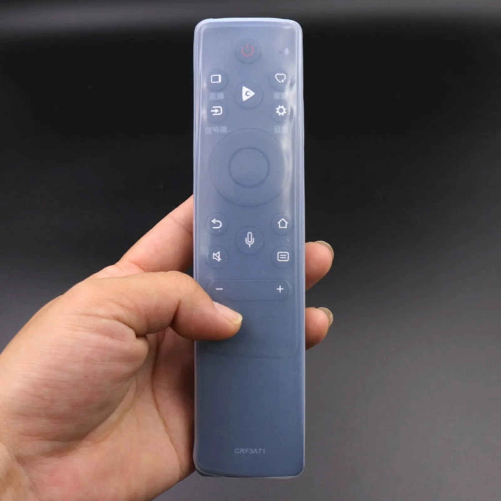 Clear Remote Control Sleeve Transparent Case for TV Remote Waterproof Dustproof Silicone Cover Home